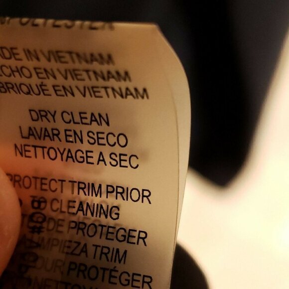 Vince Camuto Womens Black 3/4 Sleeve Fit Flare Heavy Knit Dress 6 - Picture 8 of 8